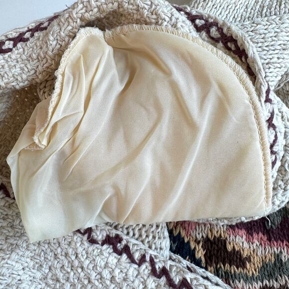 Heirloom Collectibles Womens Vintage 90s Knit Cardigan Sweater Sz M Floral Ramie - Picture 6 of 9